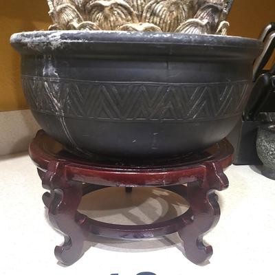 Ganesh Fountain With Stand - 18 Height x 11 Wide Bowl