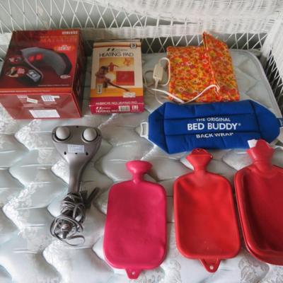 Heat Pads and Electric massager. Estate lot