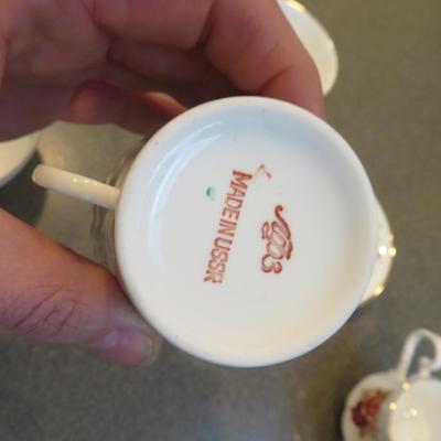 Cup & Saucer / Creamer & Sugar - Estate Porcelain lot