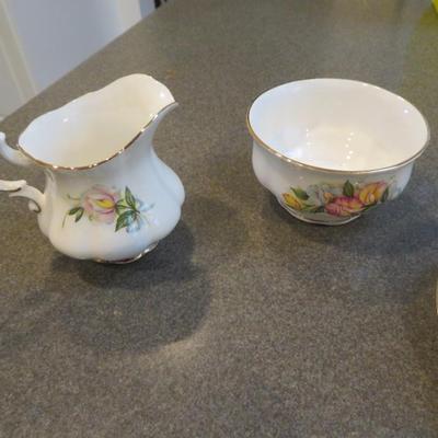 Cup & Saucer / Creamer & Sugar - Estate Porcelain lot