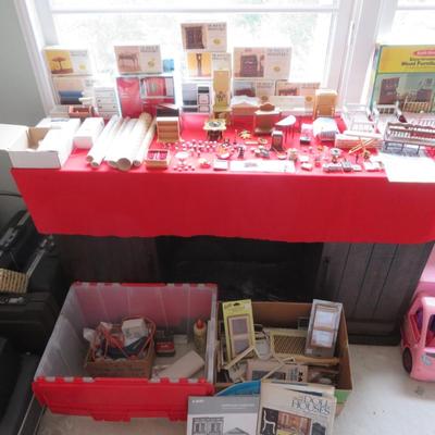 Dollhouse Furniture & Miniatures - Rare Estate Find - Amazing Lot, Must See - Everything seen in photos.