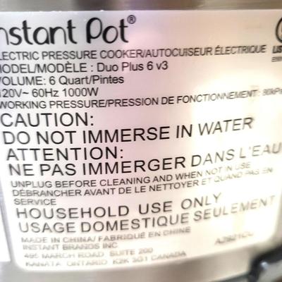 Instant Pot Duo Plus 6 Quart