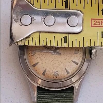 Vintage Rare Automatic Black Shields Watch - French