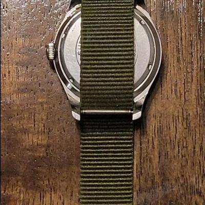 Vintage Rare Automatic Black Shields Watch - French