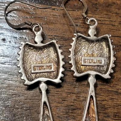 Beautiful Native American Inlay Earrings