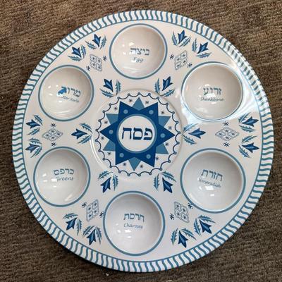 Jessica Sporn ceramic Passover tray