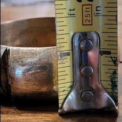 Vintage Taxco Hinged Bangle Bracelet