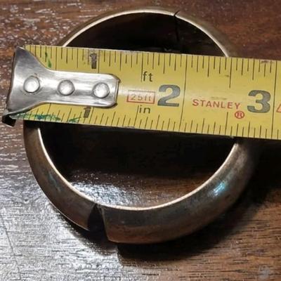 Vintage Taxco Hinged Bangle Bracelet