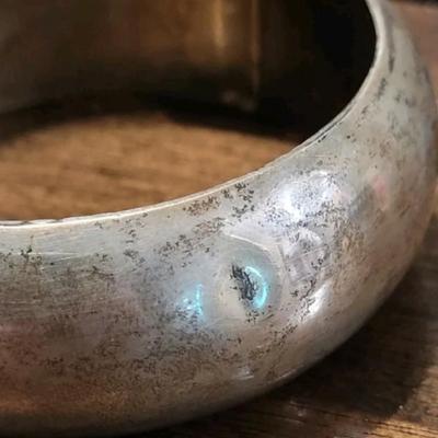 Vintage Taxco Hinged Bangle Bracelet
