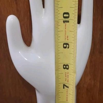 Vintage MCM White Ceramic Glove Display Hand