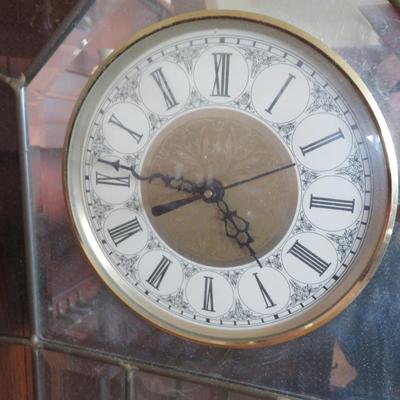 Vintage Mirror Pendulum Clock - Needs repair - as found