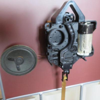 Vintage Mirror Pendulum Clock - Needs repair - as found