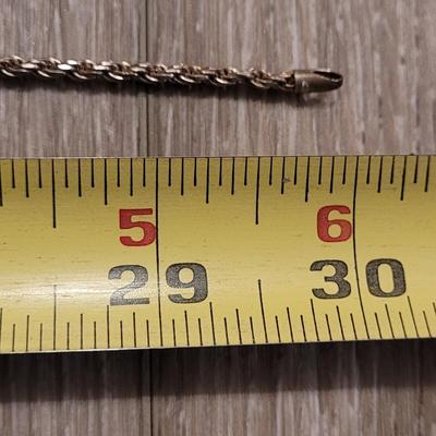 Antique Sterling Joan of Arc Pendant And Rope Chain