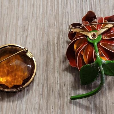 (2) Vintage Brooches