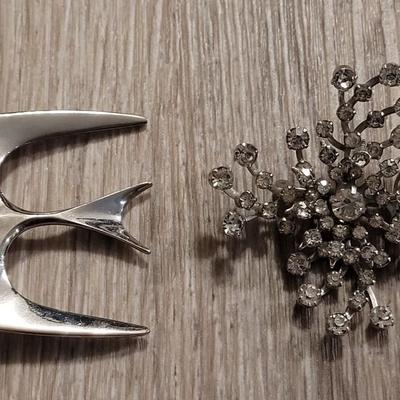 (2) Mid Century Brooches