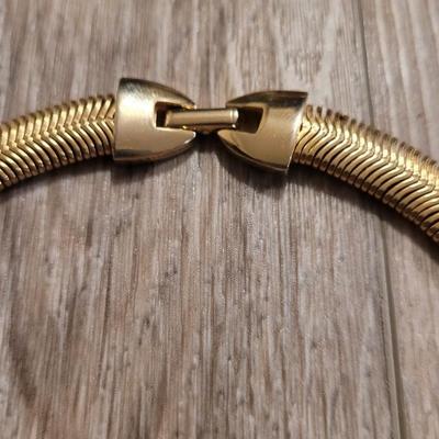 Vintage Double Cheetah Head Necklace with Snake Chain