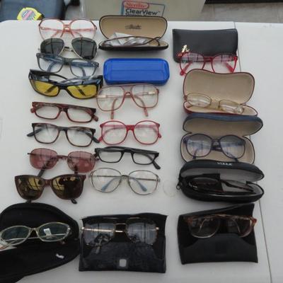 Eye Glasses Group Lot - All seen in Photos - all prescription or readers