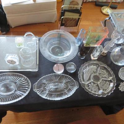 Cut Glass - Carved Glass - Estate Group Lot