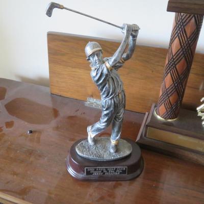 Golf Trophie lot of 3