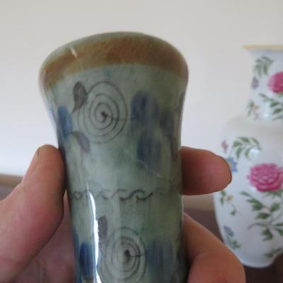 Vases and Pet Rock - as found