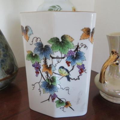 Vases and Pet Rock - as found