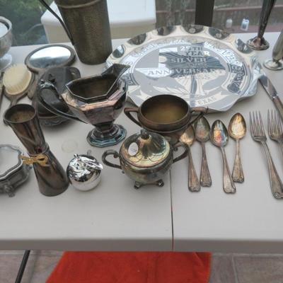 Silver Plated Hollowware - All seen in photos.