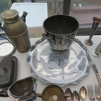 Silver Plated Hollowware - All seen in photos.