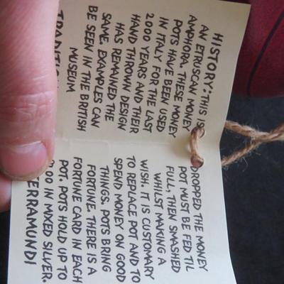 TERRAMUND Money Pots - Piggy Bank - Like New