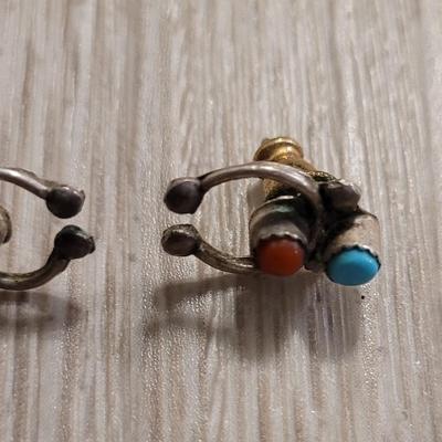 Native American Squash Blossom Earrings