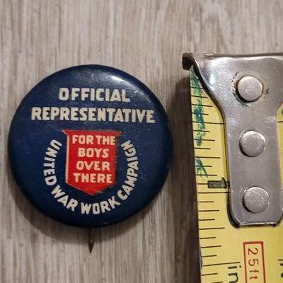 WW1 'Official Representative, United War Work Campaign'