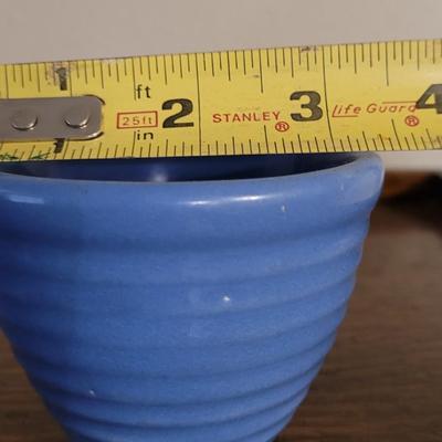 Vintage Blue Ceramic Bowl