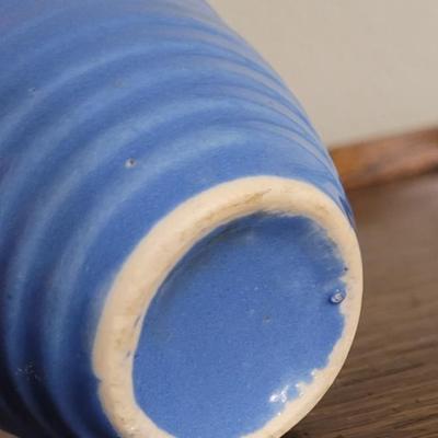 Vintage Blue Ceramic Bowl