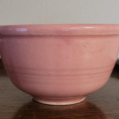 Vintage Pink Ceramic Bowl