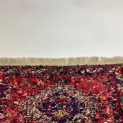 802 Persian Somak Wool/Silk on Cotton Rug (B)