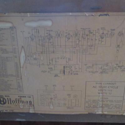 HoffmanAntique radio Record player