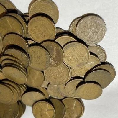 Bag of 100 Lincoln Wheatie Cents All Dated 1919 in Nice Circulated Conditions as Pic'd.