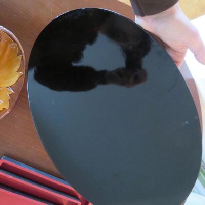Lacquer Tray & Wood Trays - Estate Lot