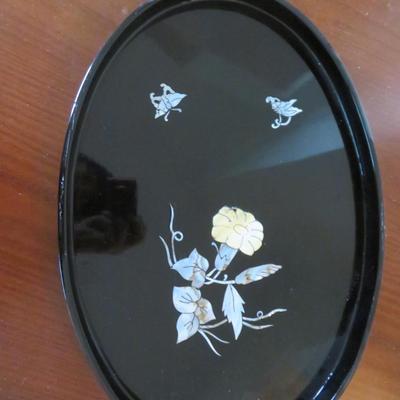 Lacquer Tray & Wood Trays - Estate Lot