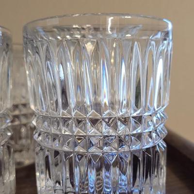 (4) Crystal Tumblers