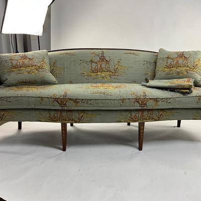 808 Hickory Chair Co. Sheraton Style Chinese Chinoiserie Sofa