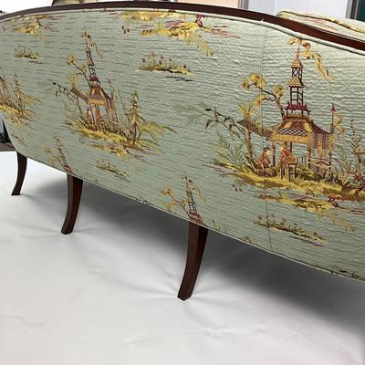 808 Hickory Chair Co. Sheraton Style Chinese Chinoiserie Sofa