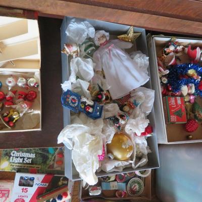 Christmas Ornament Lot 1 - Estate fresh Holiday LotAll the Christmas items in the photos.