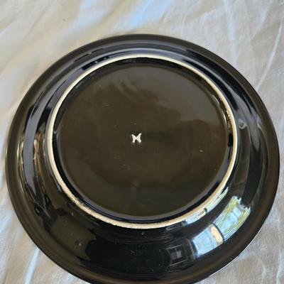 Black Dinnerware Set with Fiesta Platter (K-DW)
