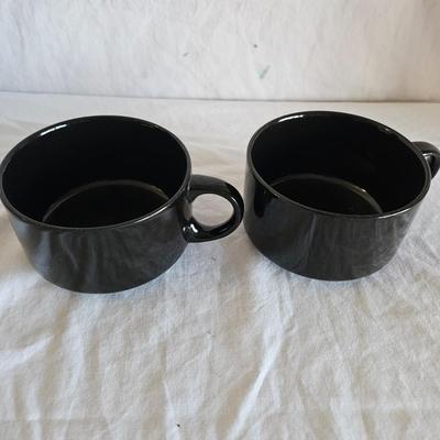 Black Dinnerware Set with Fiesta Platter (K-DW)