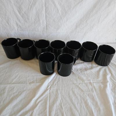 Black Dinnerware Set with Fiesta Platter (K-DW)