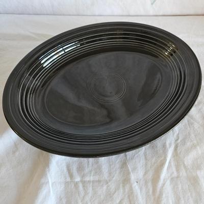 Black Dinnerware Set with Fiesta Platter (K-DW)
