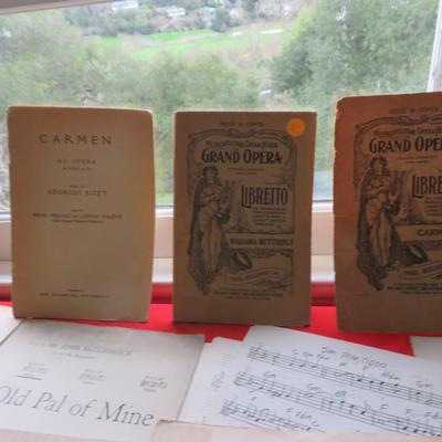 Antique Sheet Music Lot. -Estate Fresh Lot