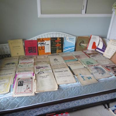 Antique Sheet Music Lot. -Estate Fresh Lot