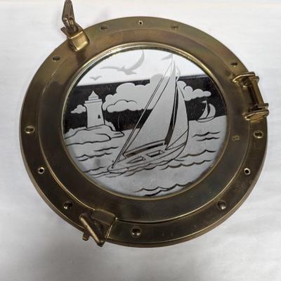 Port Hole Sail Boat Wall Decor