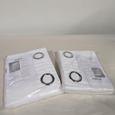 2 Hookless Shower Curtains Choice 1